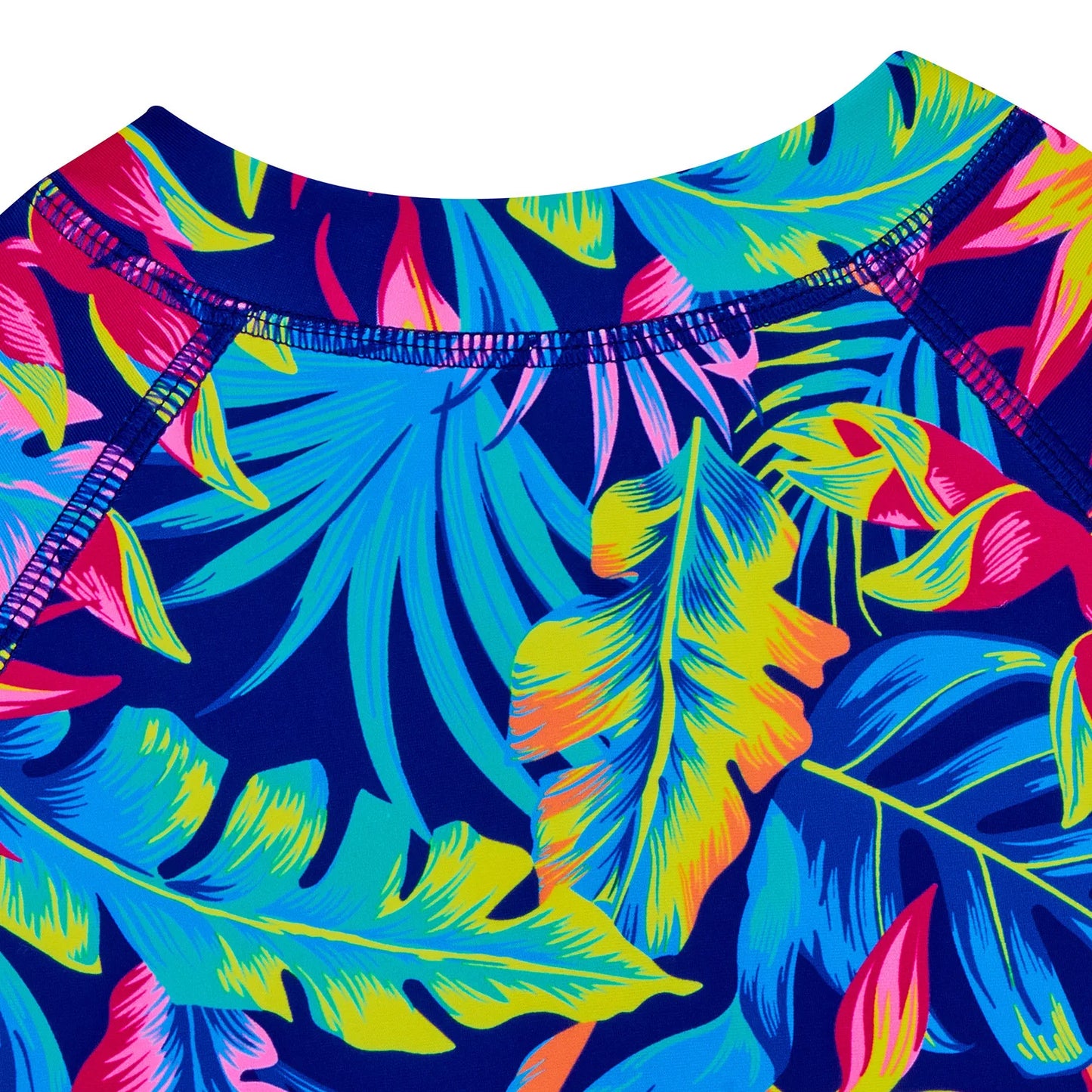 Kids Bathing Suits One-Piece Swimsuit For Girls Long Sleeves Girls Swimwear Surf Suit for Beach and Water Sports For 2 To 10Y