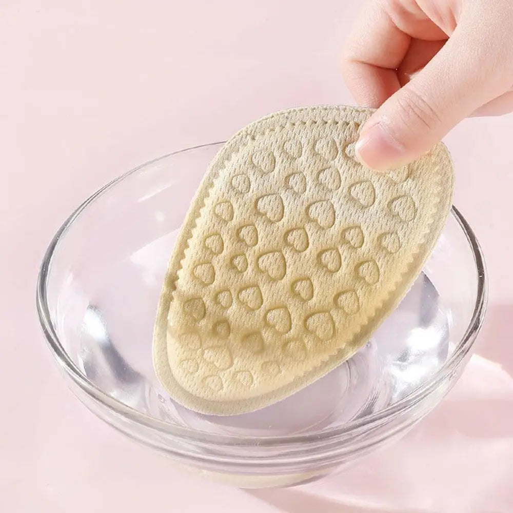 Soft Forefoot Pads Comfortable Sweat-wicking Half Insoles Wear-resistant Breathable Women Shoe Insoles Foot Care
