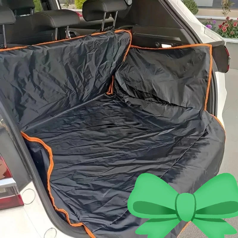 Durable Polyester Auto Trunk Mat for Pets - Non-Slip, Scratch-Resistant, Easy-Clean Mat for SUVs and Cars, Pet Safety Mat
