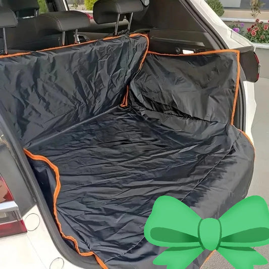 Durable Polyester Auto Trunk Mat for Pets - Non-Slip, Scratch-Resistant, Easy-Clean Mat for SUVs and Cars, Pet Safety Mat