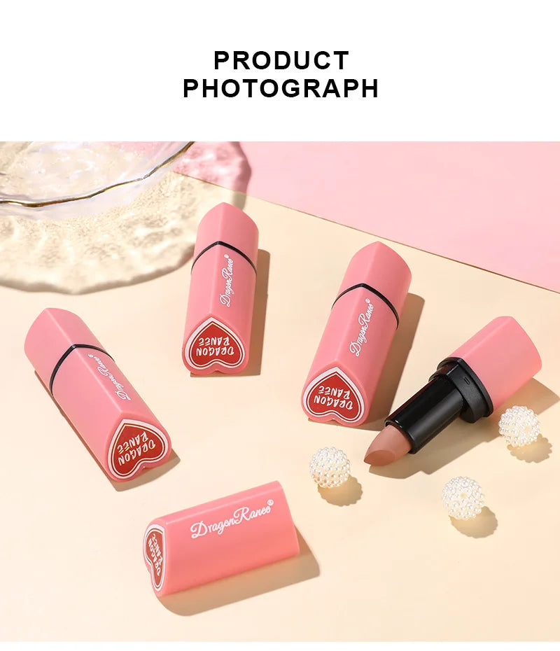 Lip Gloss Heart Melter High Shine Glossy Finish Playful Bubblegum Pink Moisturize Velvet Love Nude Pink Lipstick Wine Lip Tint