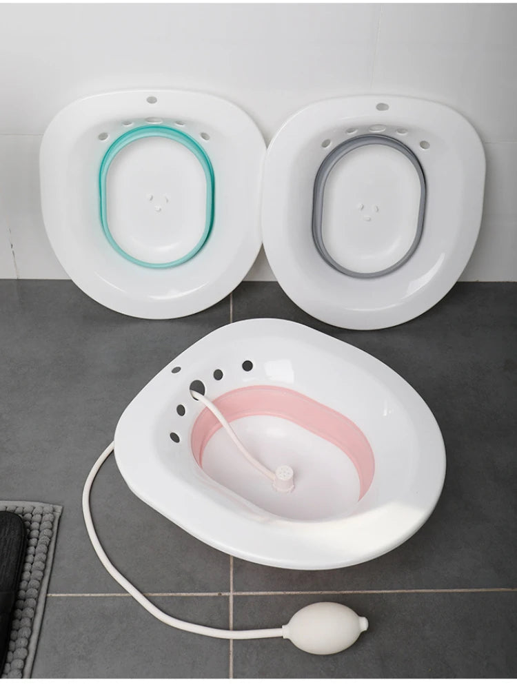 Bidet Folding Portable Bidet Maternity Self-Cleaning Private Parts Buttock Rinse Perineal Soak Bath Hemorrhoid Treatment Bidet