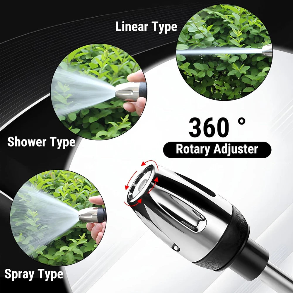Pressure Washer High Pressure Water Gun Portable Washer for Car Floor Wall Cleaning With 360° Rotating for Three Spray Modes