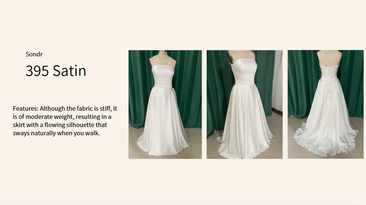 Sondr Elegant 2026 Wedding Dress 웨딩드레스 Pleat Satin Straight Bow Bridal Gown Korea Photography Dress Corset Customized