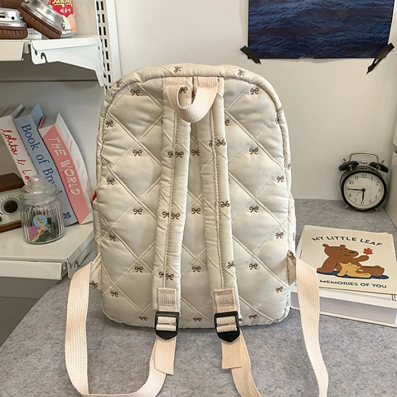 New Large Capacity Children's School Backpack Lightweight Bow Students Schoolbag School Bags Boys Girls Tutoring Bag Laptop Bag