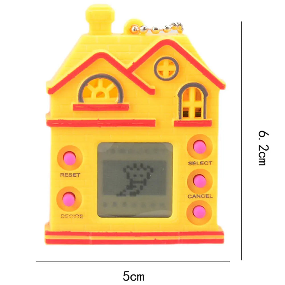 1PC Transparent Electronic Pets Tamagotchi Nostalgic 49 Pets In One Virtual Cyber Digital Pet Toys Pixel Funny Play Toys