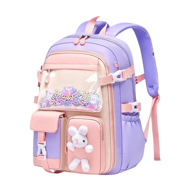 2026 Primary School Girls' Schoolbag Kawaii Lightweight Children's Bag Waterproof Bags Colorful Travel Backpack Mochilas Gifts