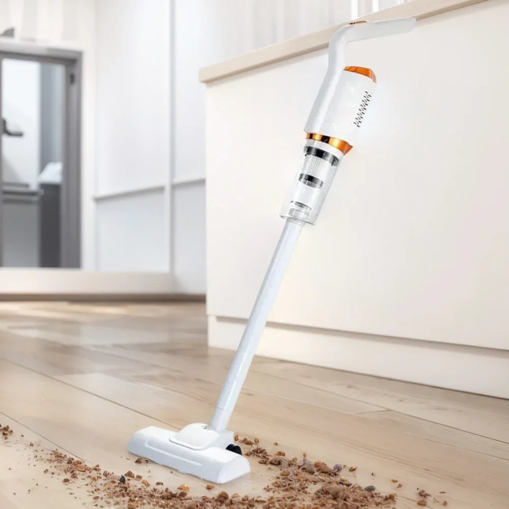 Cordless Portable Cleaning Robot 2000mAh Handheld Water Sweeper USB Rechargeable Strong Suction 2 in 1 120W for Home and Car Use