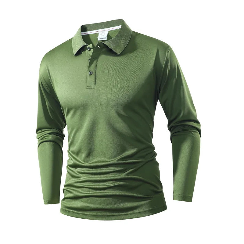 New Men's Loose Comfortable and Fashionable Polo Shirt Versatile in Spring Autumn Trends High-quality and Comfortable Top