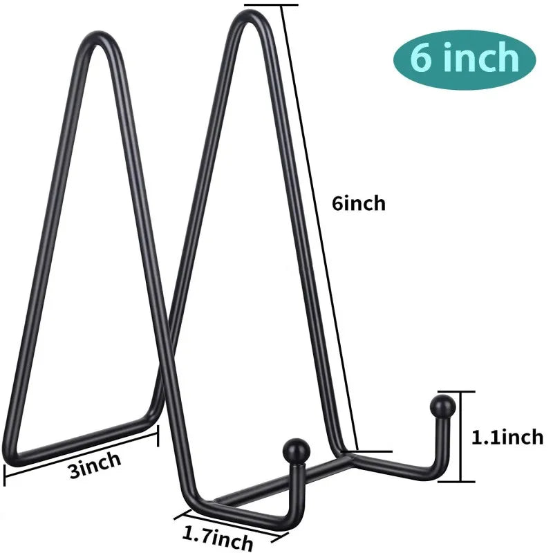 Furniture Display Stands Metal Frame for Picture Decorative Plate Book Photo Easel Artistic Work Home Office Showroom