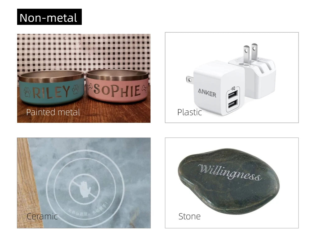 Kindlelaser S5 Industrial Fiber Laser Marking Machine 20/30/50W Portable Engraver for Metal Jewelry Leather High Precision