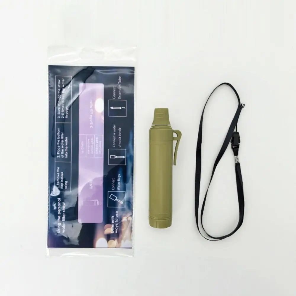 Mini Mini Water Filter Straw Purifier Direct Drinking Purification Water Filter Survival Straw Drinking Water Filtering Straw