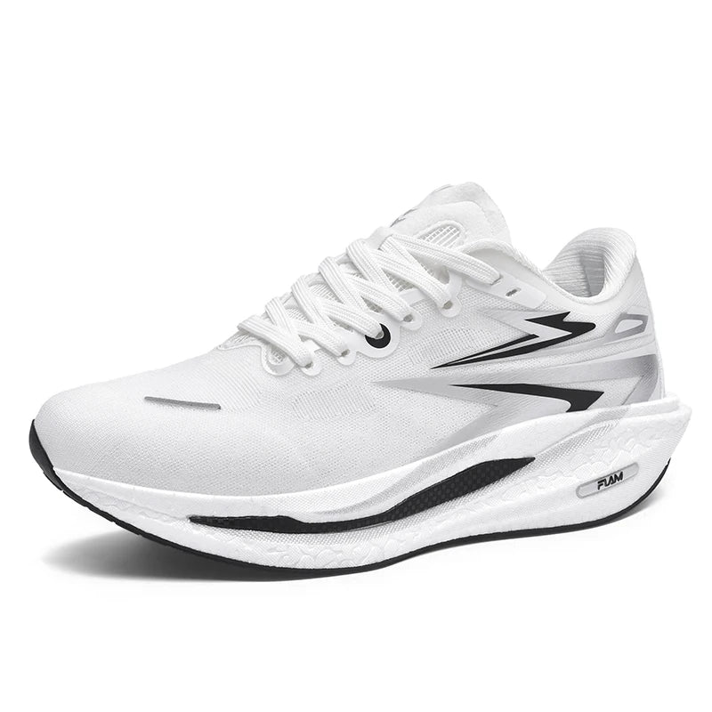 Running shoes for Outdoor use, Fashionable for Both Men and Women, Comfortable and Breathable sports and Casual shoes. black 10