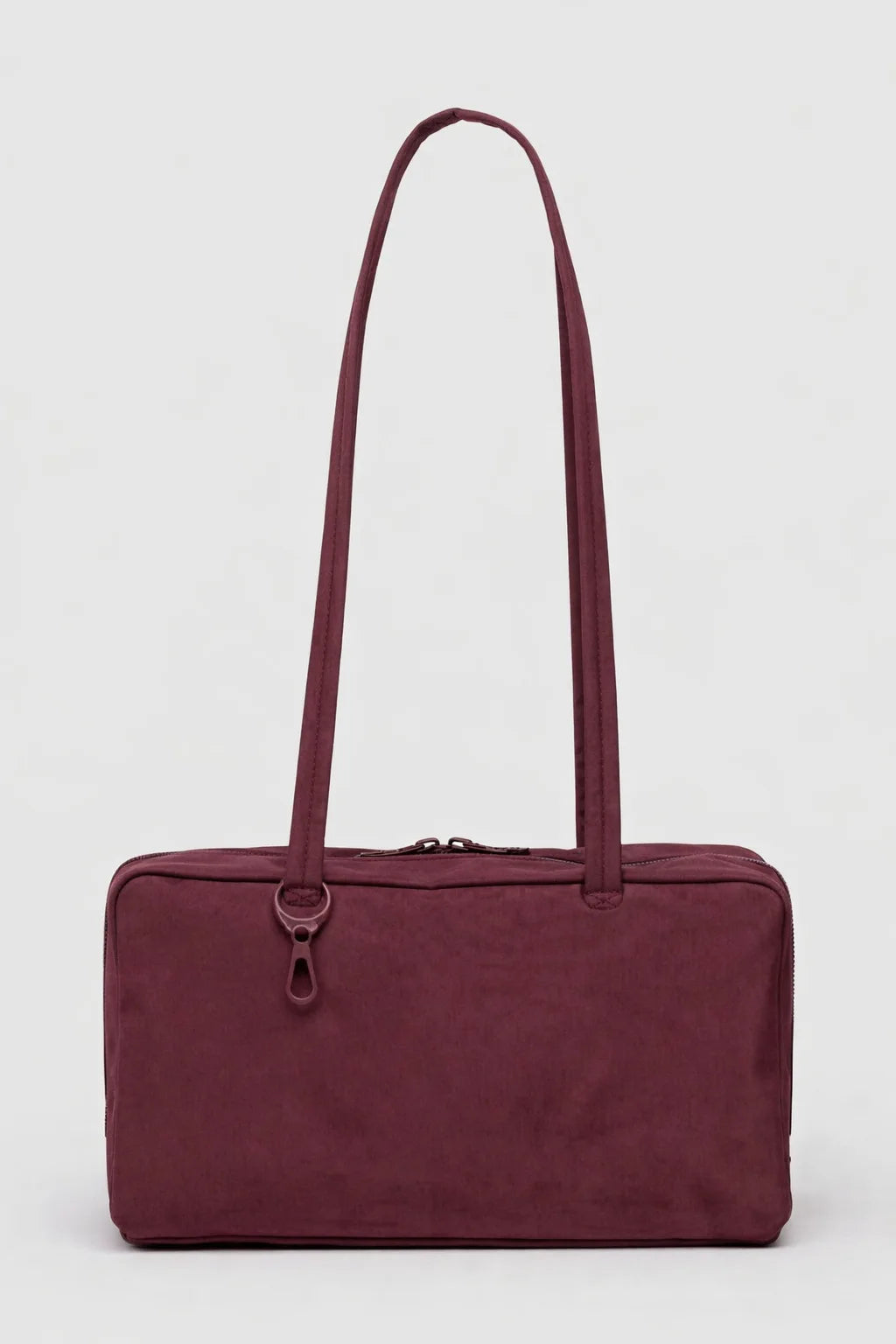 Ladies' Bowling Tote Bag  Nylon Shoulder Bag Large Capacity Simple Versatile Ultralight Zipper Commuting Travel Bag