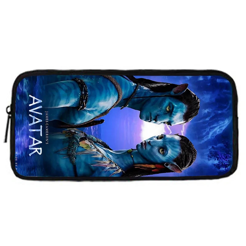 Science Fiction Movie Child School Backpack with Lunch Bags ,Pencil Bags ,School Bags for Boys Girls A-AvatarS Best Gift
