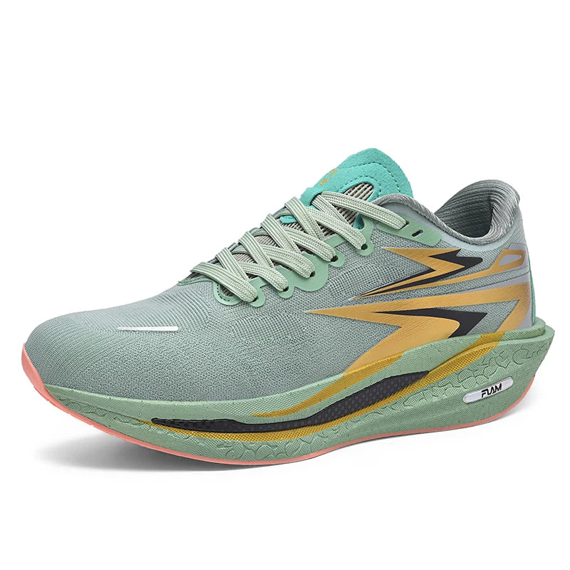 Running shoes for Outdoor use, Fashionable for Both Men and Women, Comfortable and Breathable sports and Casual shoes. black 10