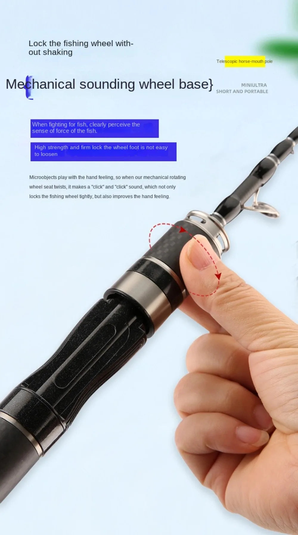 1.5m-1.8m Telescopic Fishing Rod  Glass Fibre Fishing Pole Casting Rod Fishing Rod Reel Set Lure Set Hooks Feeder Rod Combo