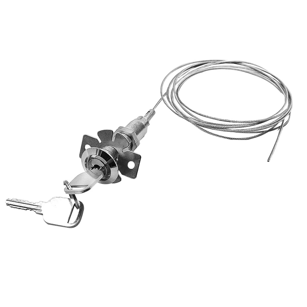 Garage door release key, garage door lock, emergency key release, release lock