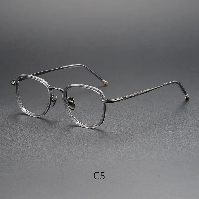 New Ultra-light Ttanium Glasses Frames Retro Designer Men's And Women's Glasses Frames Blue Ligh Optical Prescription Frames 712