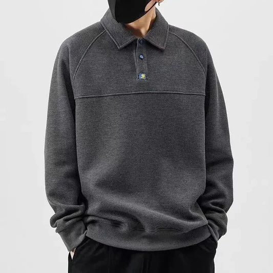 Polo T Shirt for Man Big Size Oversize Men's Clothing Full Sleeve Winter Sweatshirts Fashion Trends 2025 New High Quality Xl Top