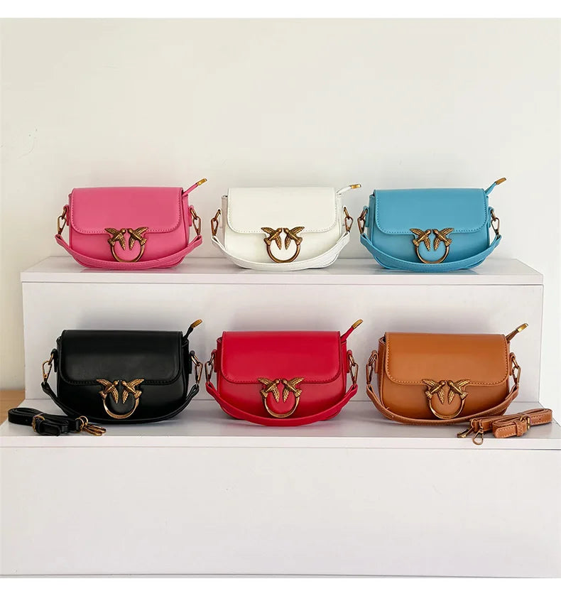 Ladies' Handbag, Swallow Bag, High-end, Fashionable, Versatile, Single Shoulder Crossbody Bag, Small Square Bag, Commuting Bag