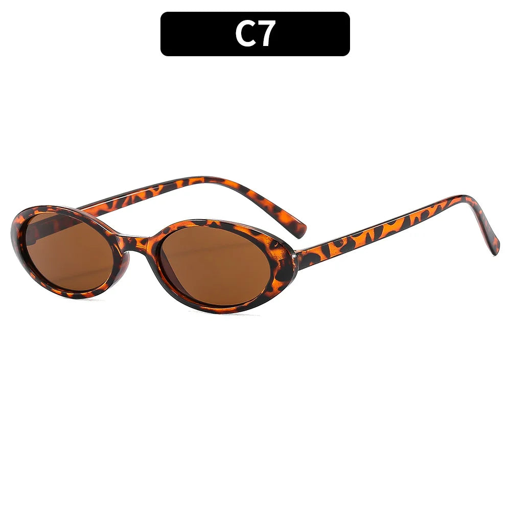 Polarized Small Oval Women's Myopia Sunglasses Women Frame Nearsighted Sun Glasses Uv400 Protection Eyewear