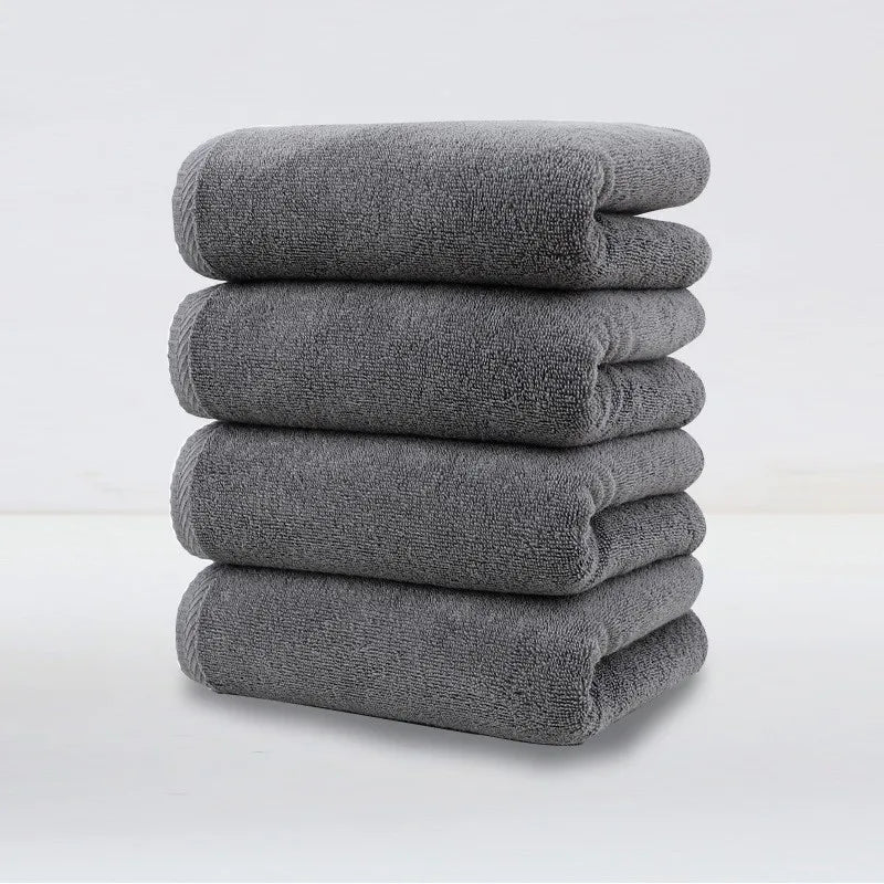 4 Pack Cotton Towel Set, 78*33cm, 30.7*12.99in, Highly Absorbent, Soft, Skin-Friendly and Durable, Can Be Used for Home Bathroom, Face Washing, Bathing, Traveling, Swimming and Gyms