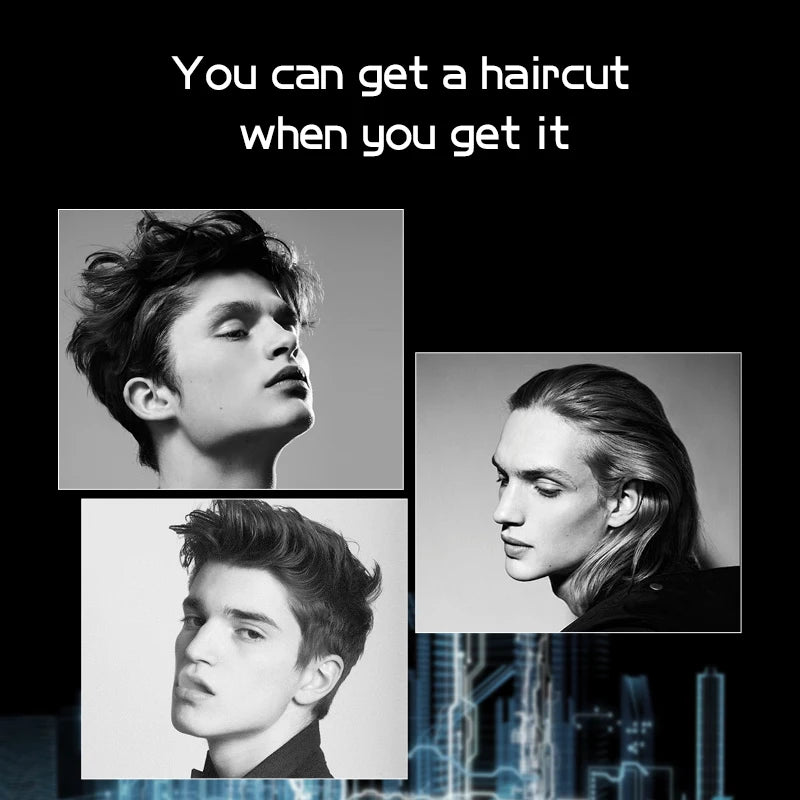 VGR Trimmer Professional Hair Trimmer for Men Clipper Beard Trimmer Hair Cutting Machine Cordless LED Display Rechargeable V-282