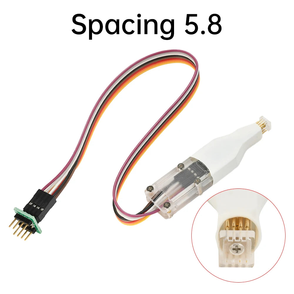 1Pcs SOP8/WSON8/QDFN8 Chip Download Burn Read Write Probe Spring Needle Flash Chip Burner With Cable Spacing 4.4/5.8/6.5/8.5