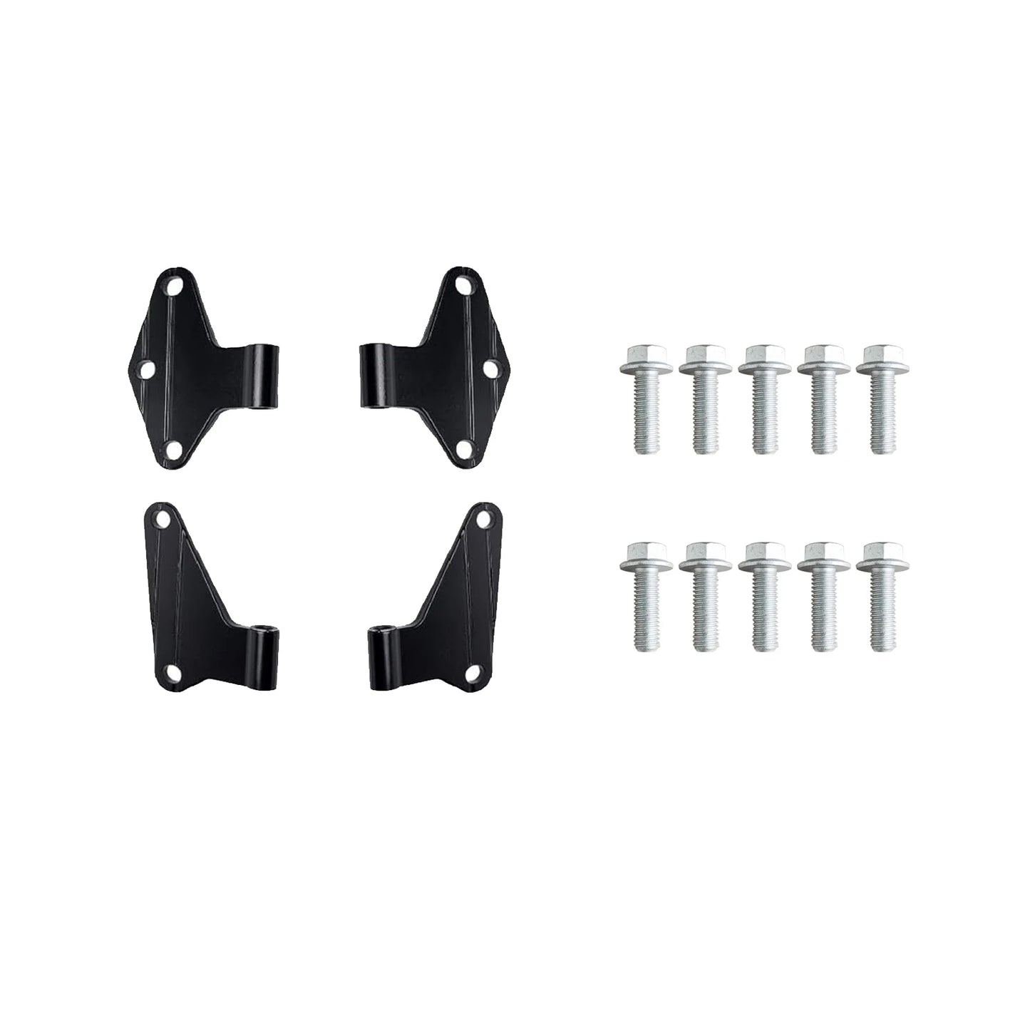 Car Interior Door Hinge Kit Bolt Parts Accessories Fit For Jeep Wrangler JK 2007-2018 4-Door Front Rear Side Hinges Replacement