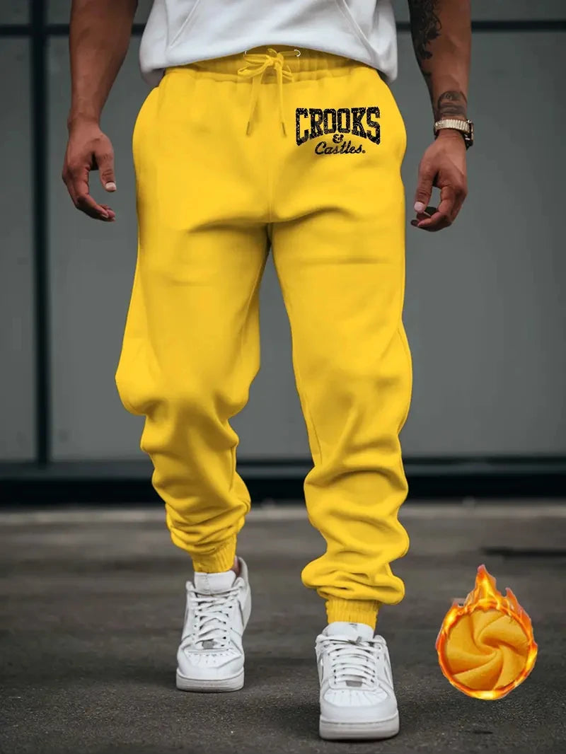 2026 Men's Pants New Autumn Winter Running Joggers Sweatpants Sport Casual Trousers Fitness Gym Breathable Pants