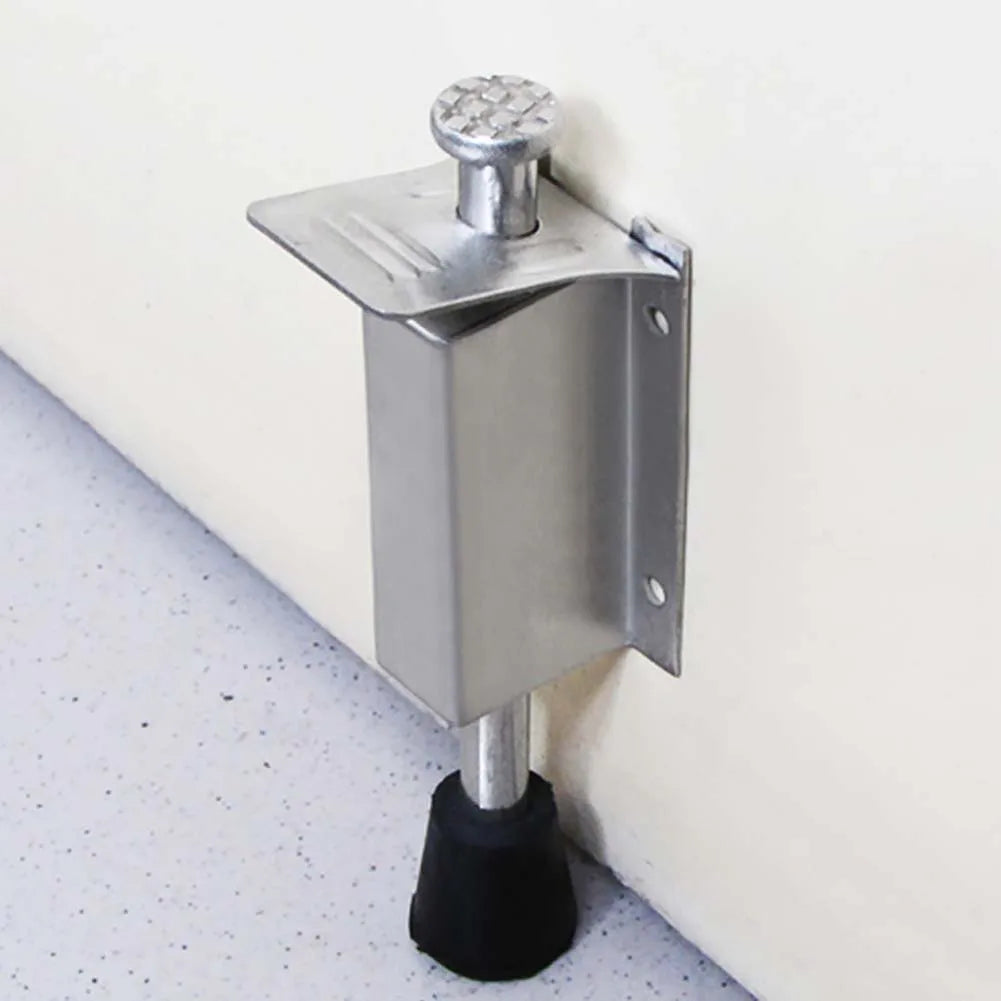 Home Foot Pedal Door Stopper Door Top Stopper Durability Easy Use Foot-operated Design Garage Door Positioning