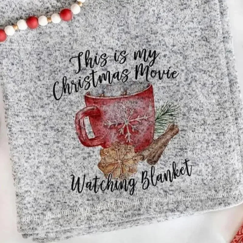 Soft Reversible Print Blanket for Any Season Quick Drying and Comfortable Fabric 87HA