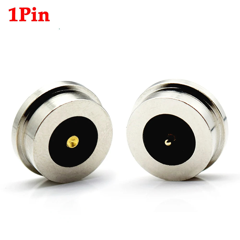 1Pair 2/3/4/5/6Pin waterproof high current magnet suction spring pogo pin male female probe DC power charging magnetic connector