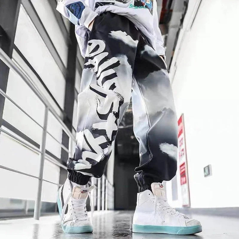 Sweatpants For Men Hip-hop Male Sweat Pants Track Trousers Training Black Athletic Sport Stylish Trend Popular New Items In Y2k