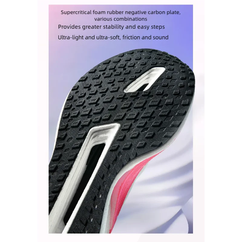 Running Shoes Men High Quality Full Palm Carbon Plate Cushion Professional Training Shoes Lightweight Wear-Resistant Sneakers