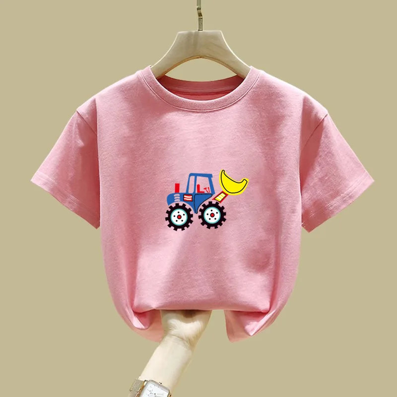 Baby Summer Tops, Cool Children's Wear, Boys' and Girls' Short-sleeved T-shirts for Summer