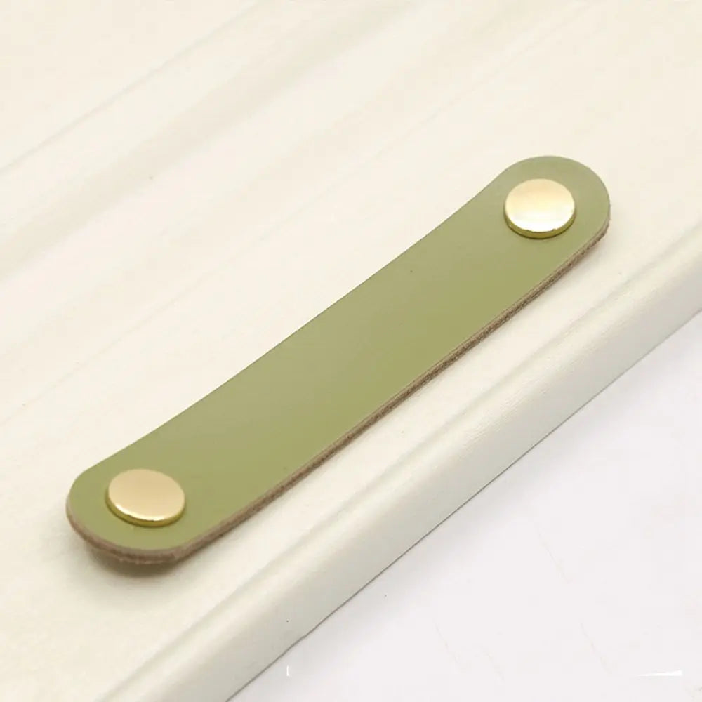 Children's Furniture Hardware Kitchen Wardrobe Cabinet Environmentally Drawer Handle Door Pulls Furniture Knobs Leather Handle