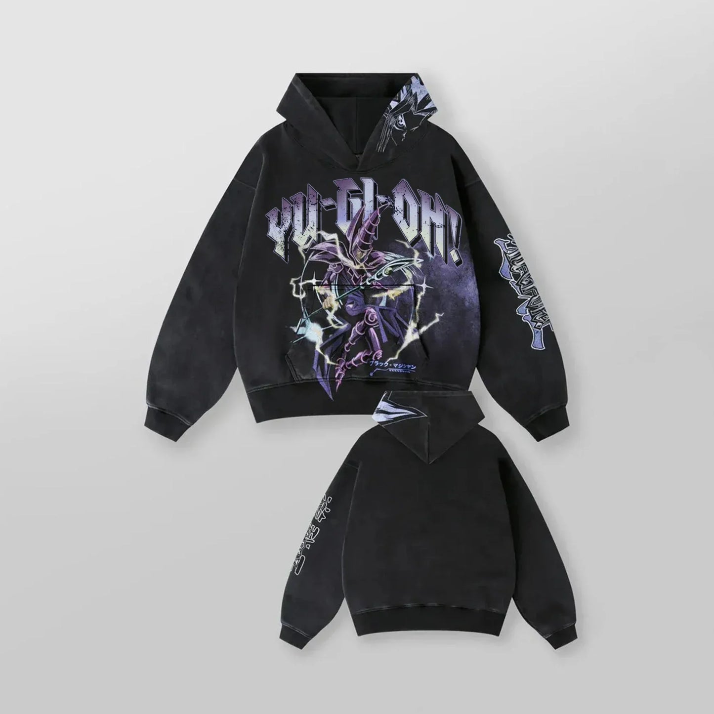 Yu-Gi-Oh Streetwear Y2k Top Oversized Hoodie Anime Graphic Hoodies Premium Pure Cotton Sweatshirt Grunge Women Men Clothing