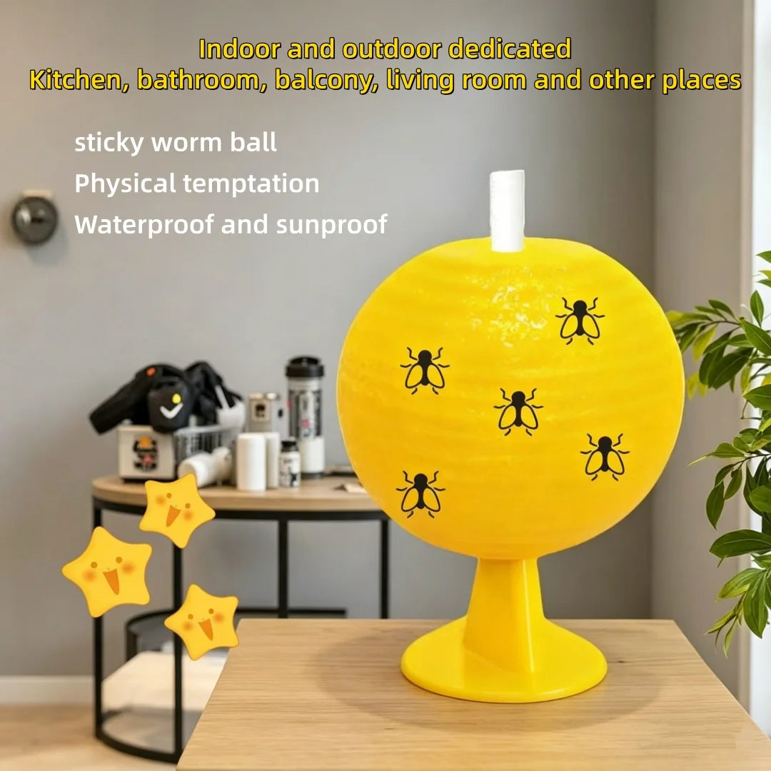 Sticky insect ball solid fly trap household small flying insect sticky ball specially used for indoor and outdoor sticky traps