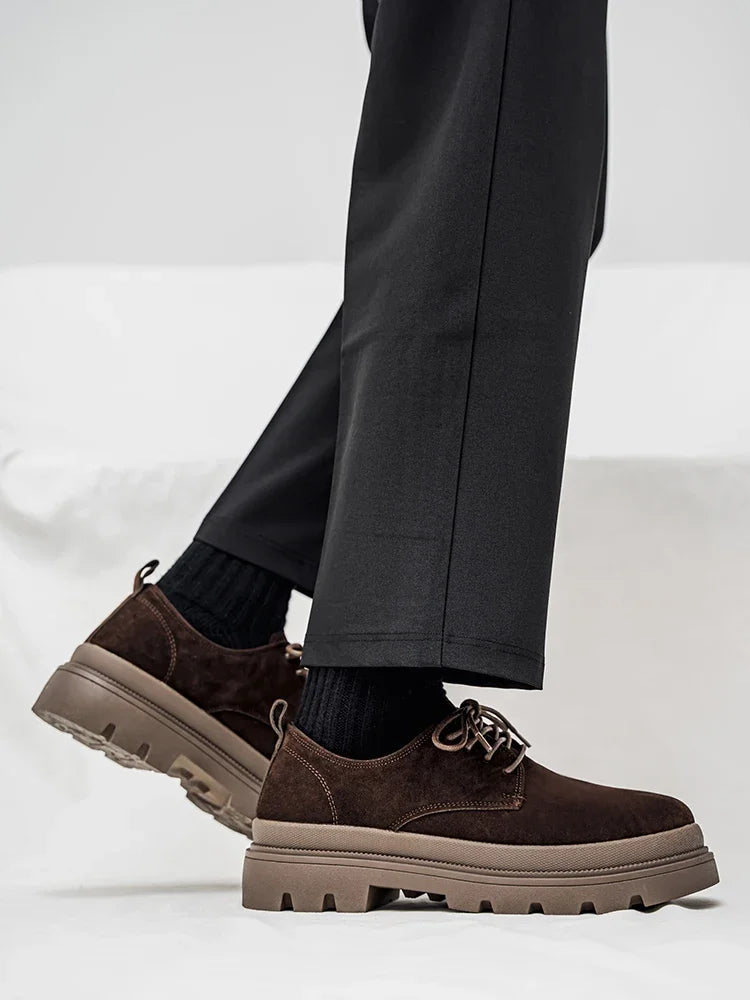 Men's Thick Soled Business Casual Shoes Are Fashionable Versatile and Simple Men's Formal Shoes