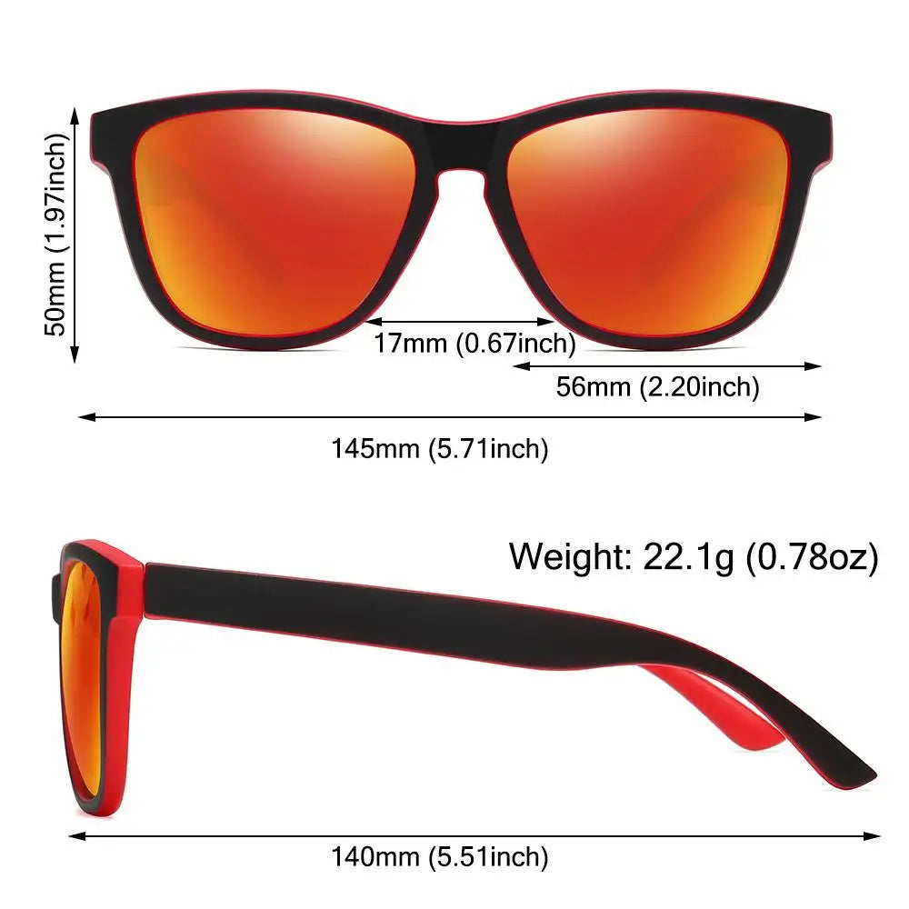 2024 Polarized Mirrored Sunglasses Brand Designer Men's Driving Fishing Shades Male Sun Glasses For Men Retro Women UV400 Gafas