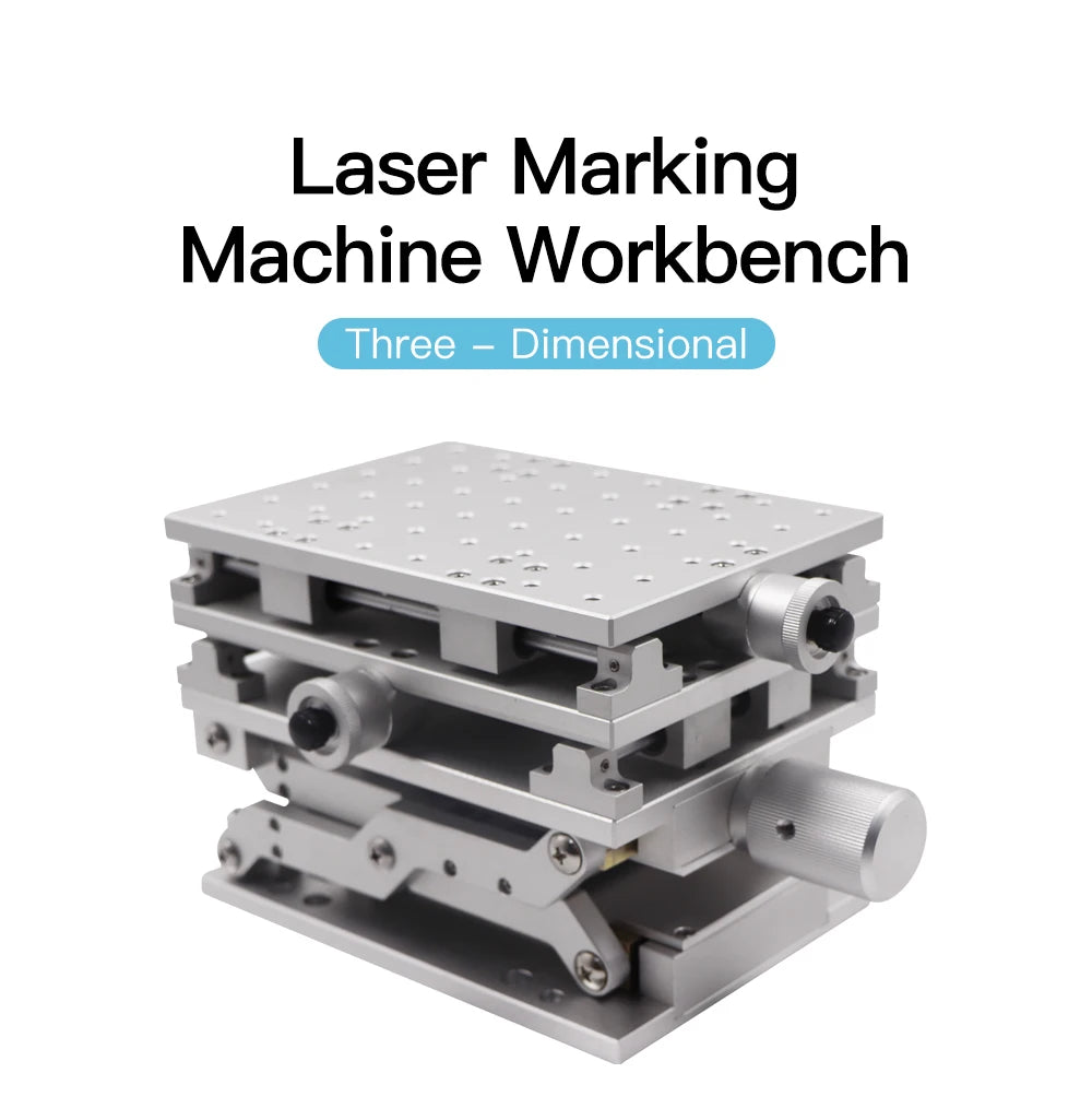 FONLAND 3D Laser Marking Machine Workbench XYZ Axis 210x150x150mm Height 150-275mm for Fiber Laser Machine Machine