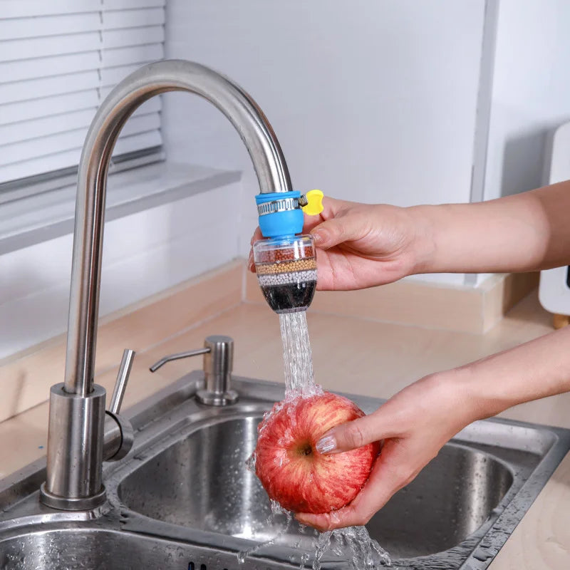 Universal Water Filter 6 Layers Faucet Filter Kitchen Foamer Shower Water Purifier for Bathroom Household Kitchen Accessories