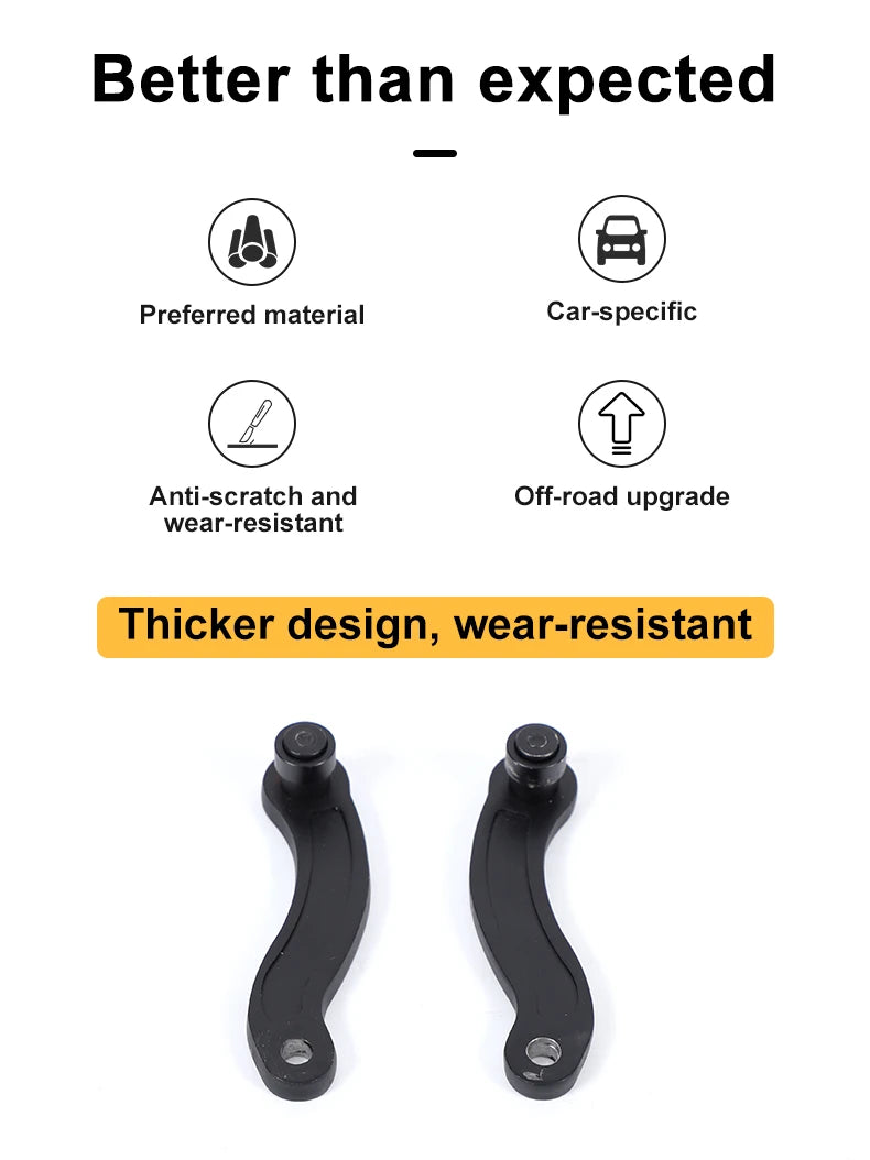 Carbon Steel Black Car Front Door Hinge Replacement Parts For Land Rover Defender 90 110 130 2004-2018 Car Accessories