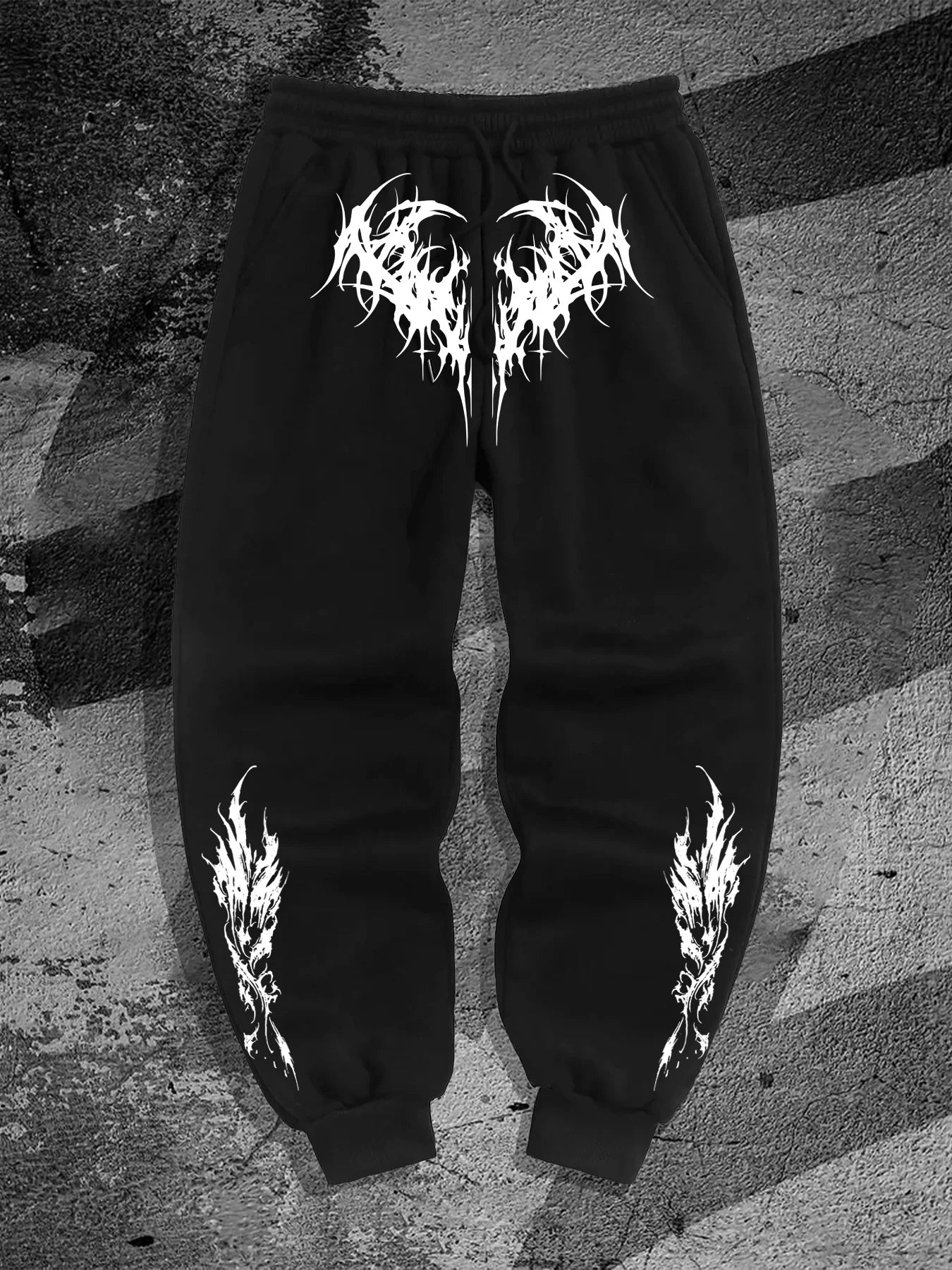 Men's and Women's Jogging Pants Casual Pants Elegant Printed Sports Pants Jogging Fashion Fitness Drawstring Sports Pants S-3XL