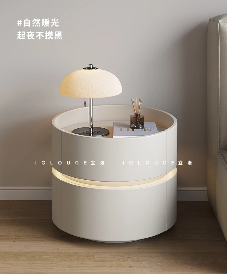 Nightstands Room Cool Stuff Bedroom Multifunction Bedside Table Chest Drawers Home Wood Nordic Cabinet Mesa Bedroom Furniture