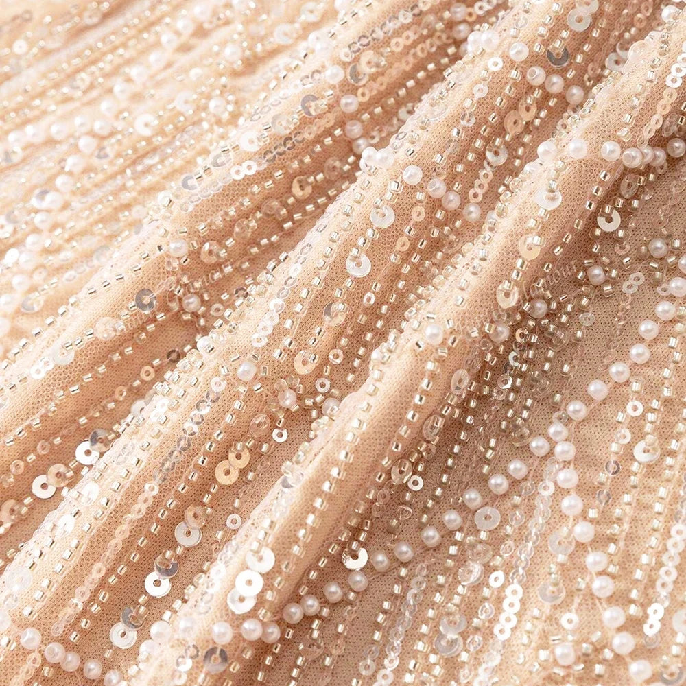 Elegant Wedding Evening  Dress for Women 2026 Muslim Long Sleeves Mermaid Detachable Train Sequined Prom Party Gown Customized