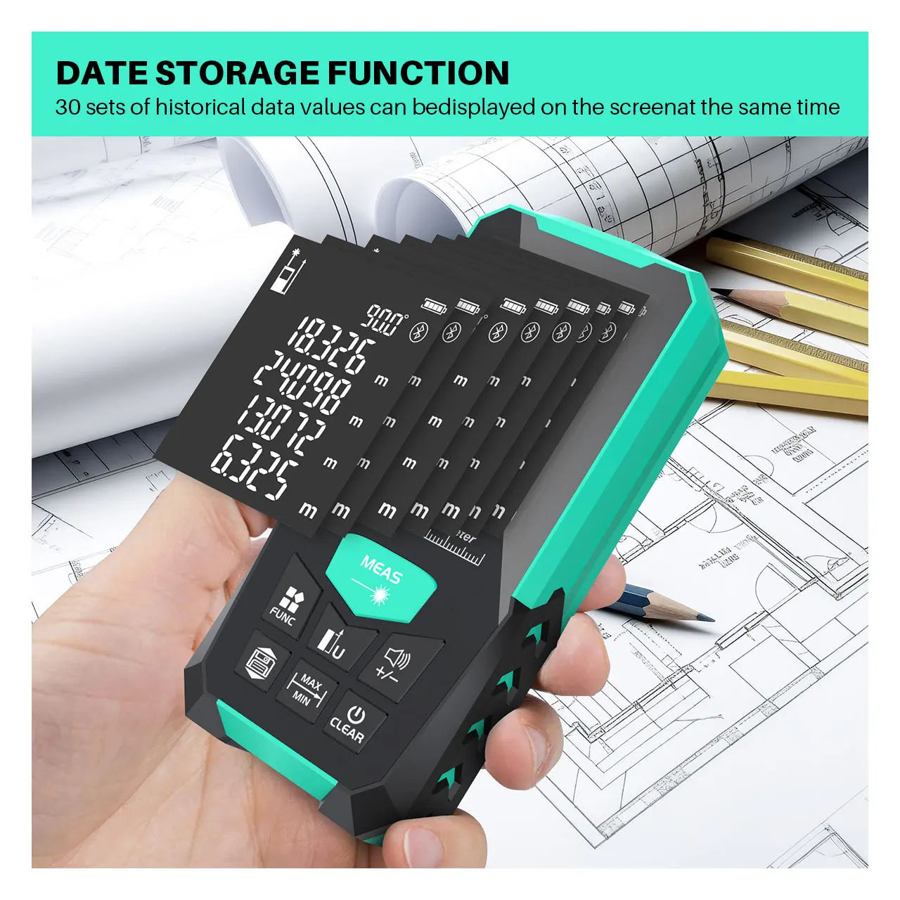 50 100 120 150 200 Meter Ultra Long Distance Laser Rangefinder Electronic Measuring Instrument