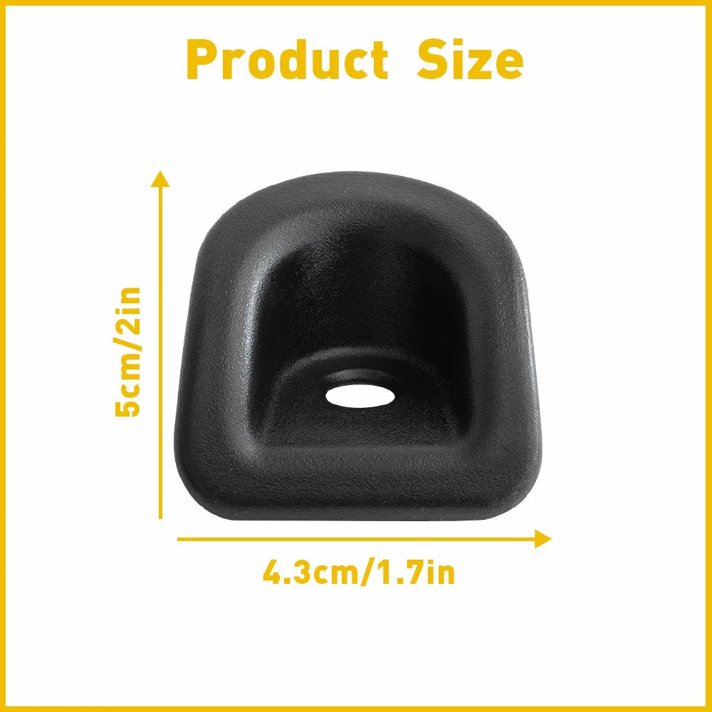2Pcs For Ford Mustang 2005-2014 Black Door Panel Lock Grommets Covers Set Left Right Side Lock Grommets Replacement Accessories
